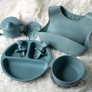 8 Piece Silicone Dining Set